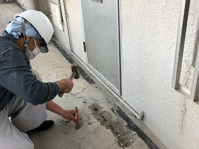 補修工事（クラック・爆裂補修）